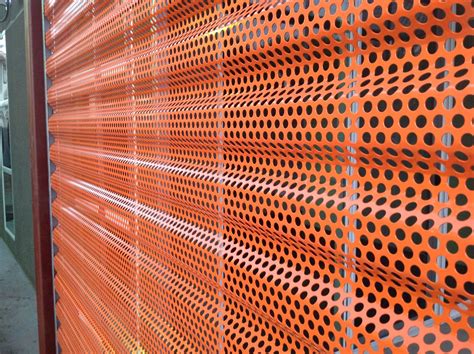 perforated corrugated metal wall panels